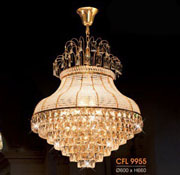 Đèn Chùm Pha lê HP5 CFL 9955 Ø600xH660